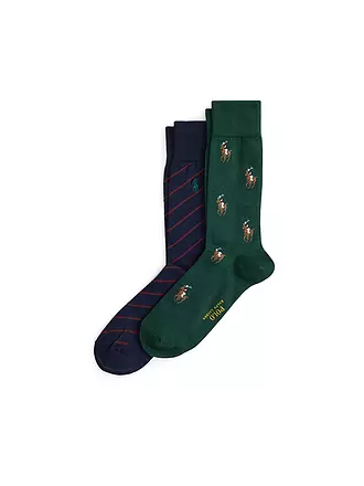 POLO RALPH LAUREN | Socken 2er Pkg. hunter / wine / navy | 